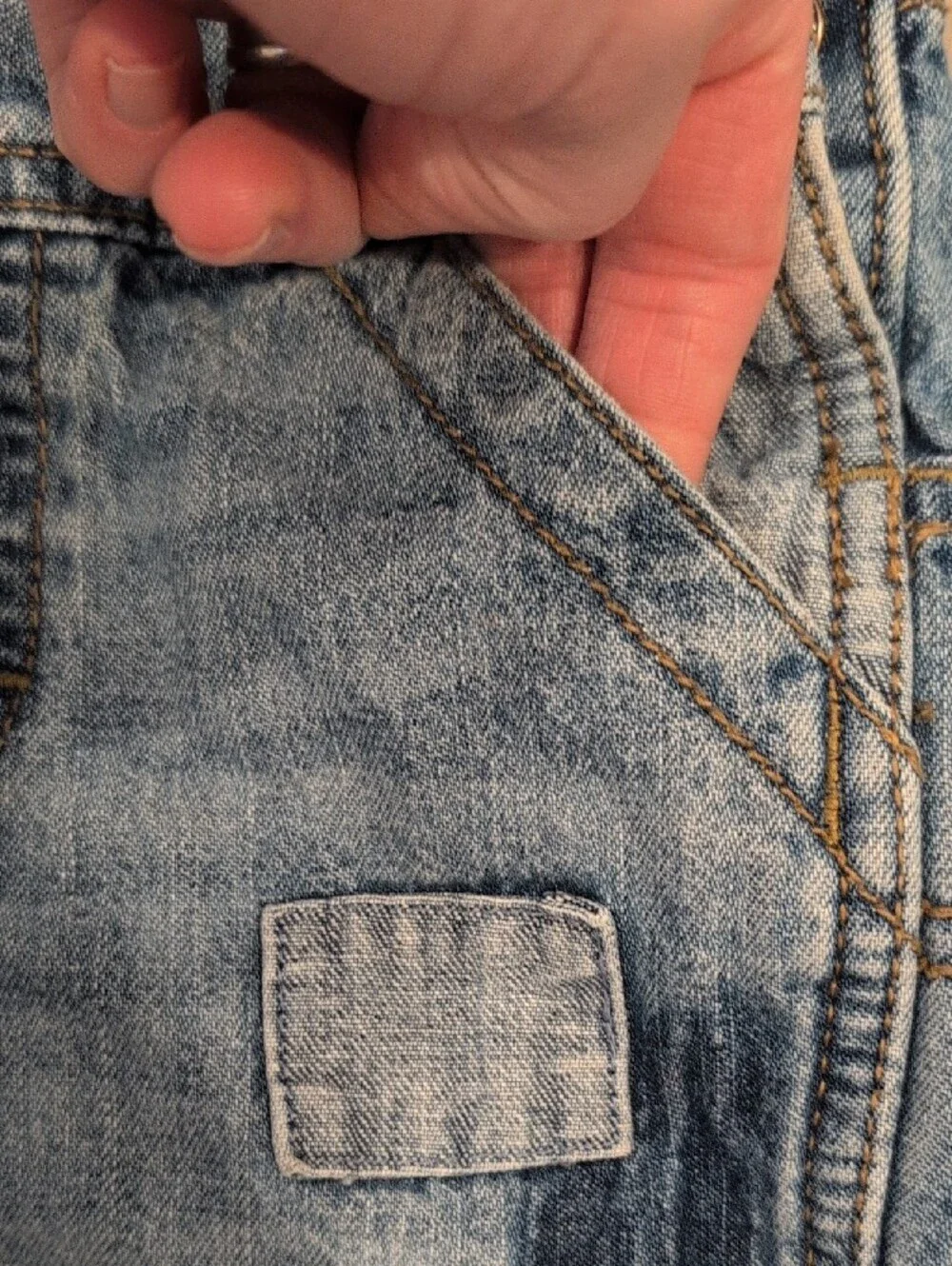 OshKosh Light Wash Denim Kids Overalls